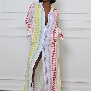 The Kemist Crete Printed Long Shirt Dress
